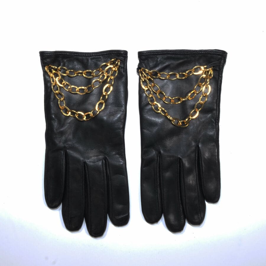 Elif Domanic Negina Gloves With Necklace