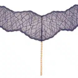 Bracli - Sydney Pearl String Blue - Luxury Men's Lingerie with Pearls. - Image 2