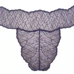 Bracli - Sydney Pearl String Blue - Luxury Men's Lingerie with Pearls.
