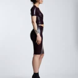 Filth Latex - The Marva Short Sleeve Latex Top - Image 3