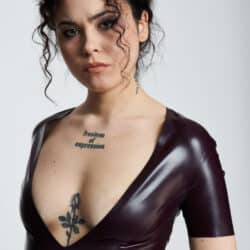 Filth Latex - The Marva Short Sleeve Latex Top