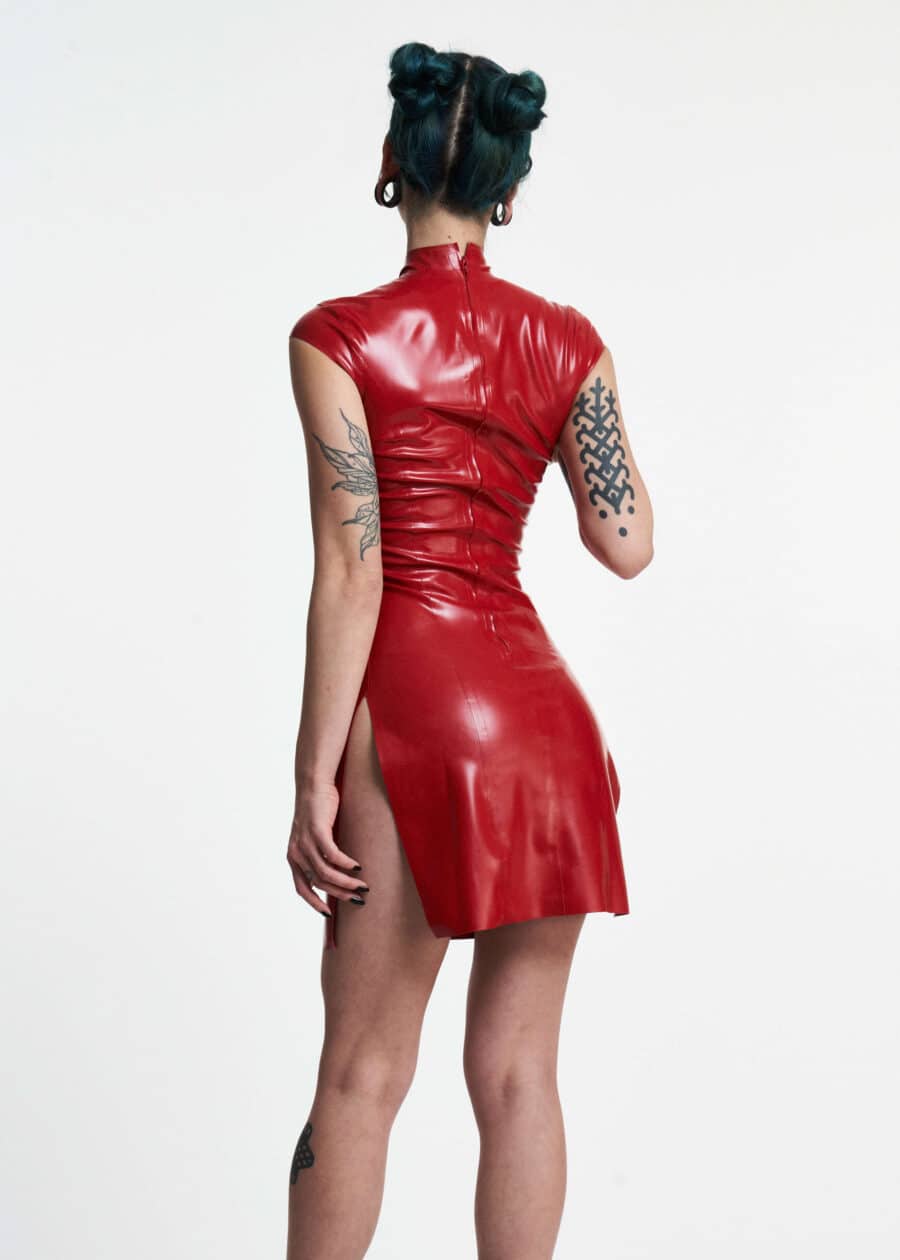 Filth Latex - The Ivy Latex Mini Dress - Image 2