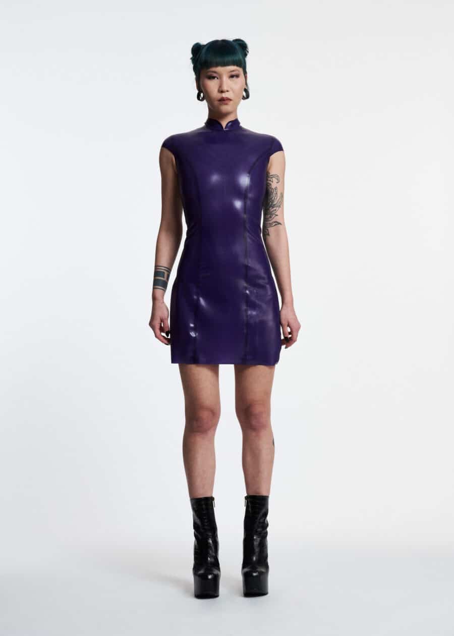 Filth Latex - The Ivy Semi Transparent Latex Mini Dress