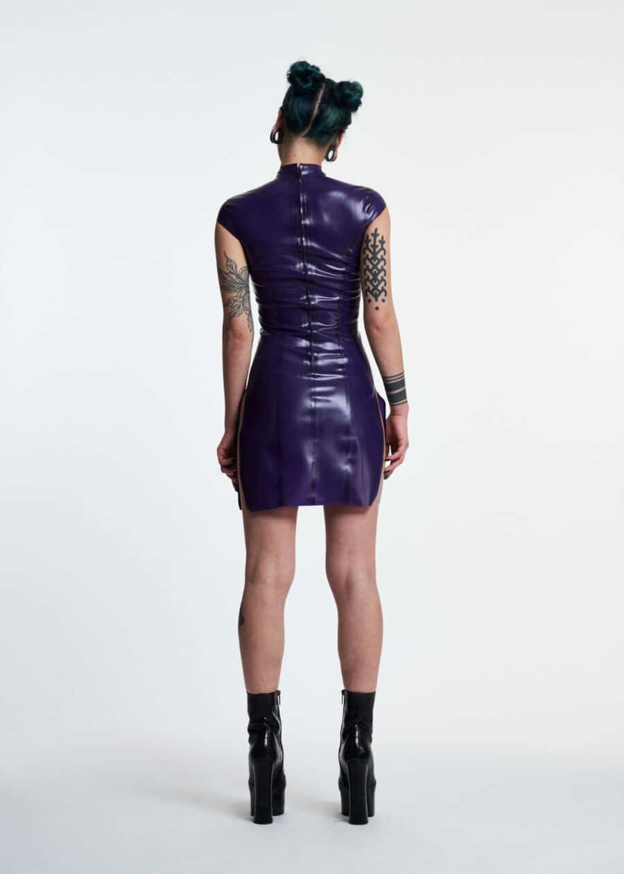 Filth Latex - The Ivy Semi Transparent Latex Mini Dress - Image 2