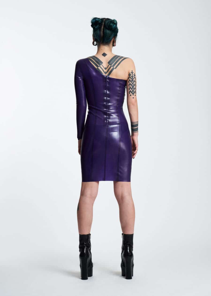 Filth Latex - The Davis Semi Transparent Latex Dress - Image 3