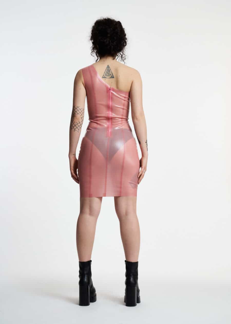 Filth Latex - The Davis Sleeveless Semi Transparent Latex Dress - Image 3