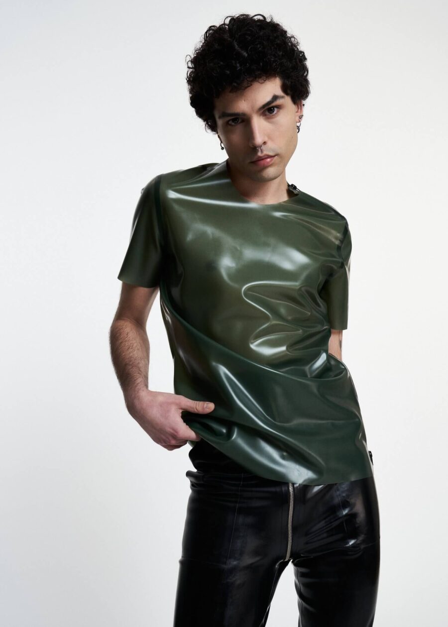 Filth Latex | Gibby Semi-Transparent Latex Shirt - Image 8