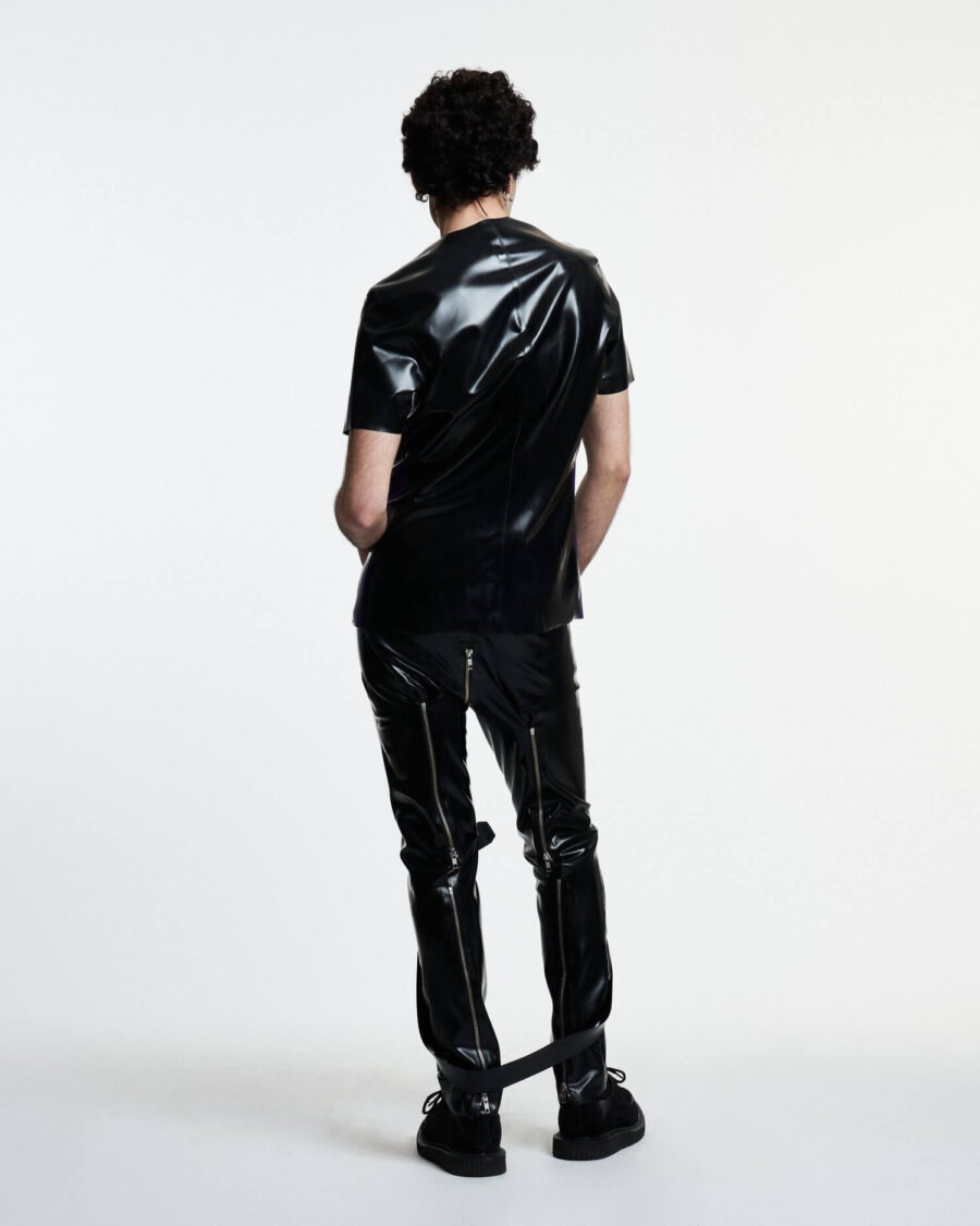 Filth Latex | Vanian Short Sleeve Latex Shirt - Image 3