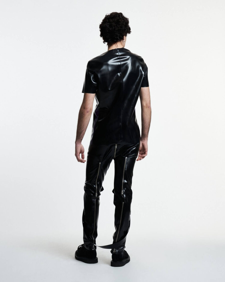 Filth Latex | Vanian Short Sleeve Latex Shirt - Image 4