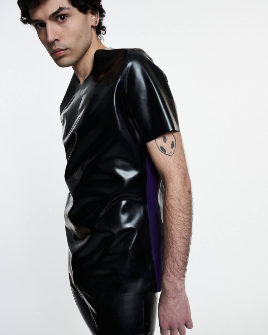 Filth Latex | Vanian Short Sleeve Latex Shirt - Image 5