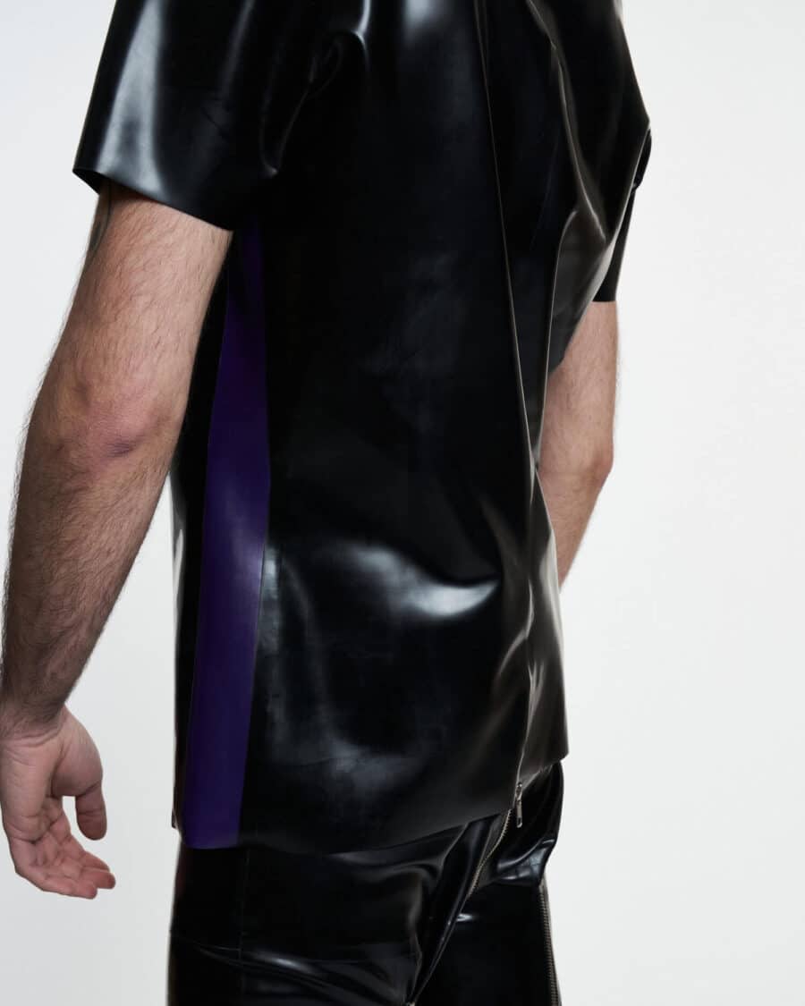 Filth Latex | Vanian Short Sleeve Latex Shirt - Image 6