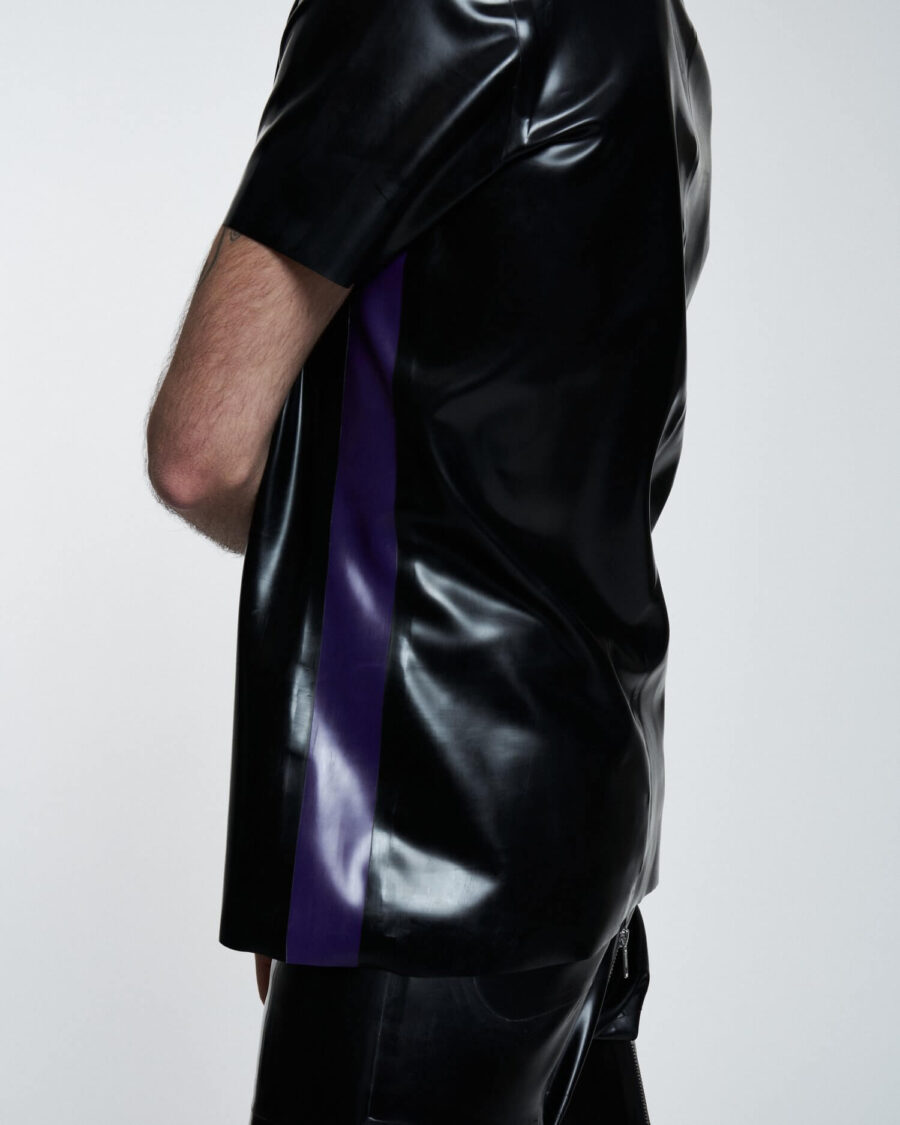 Filth Latex | Vanian Short Sleeve Latex Shirt - Image 7