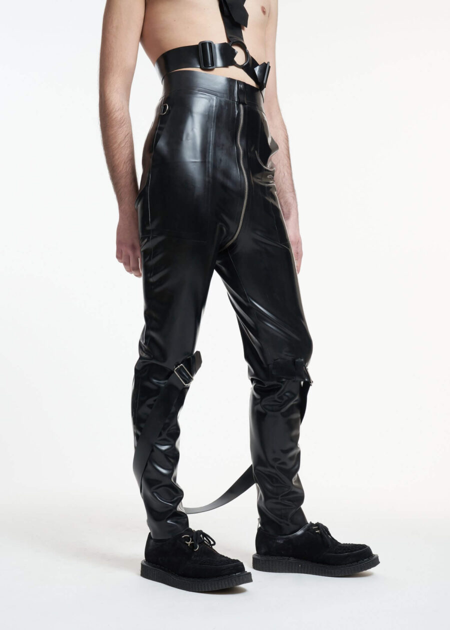 Filth Latex | V&M High Waisted Bondage Trousers - Image 4