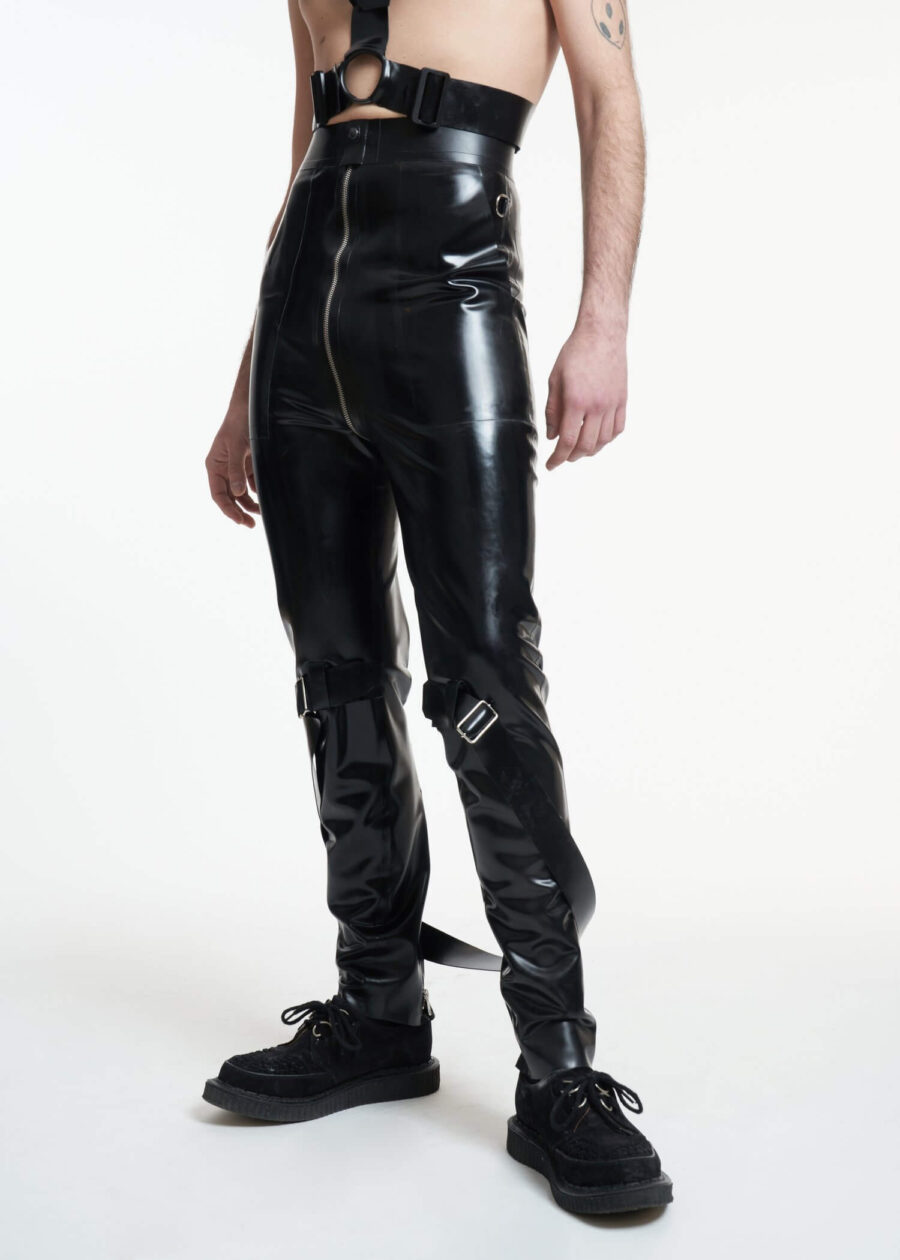 Filth Latex | V&M High Waisted Bondage Trousers - Image 5