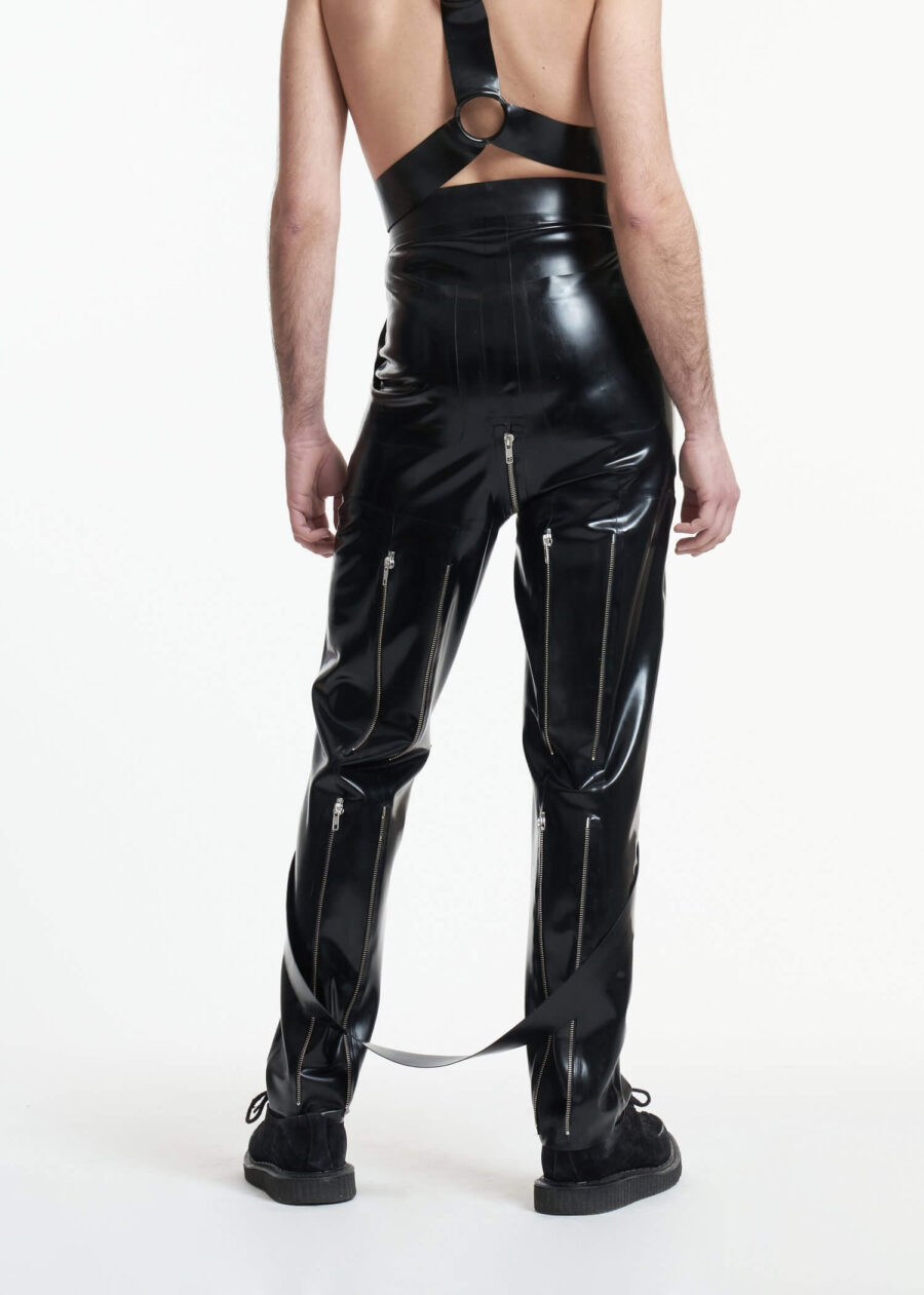 Filth Latex | V&M High Waisted Bondage Trousers - Image 8