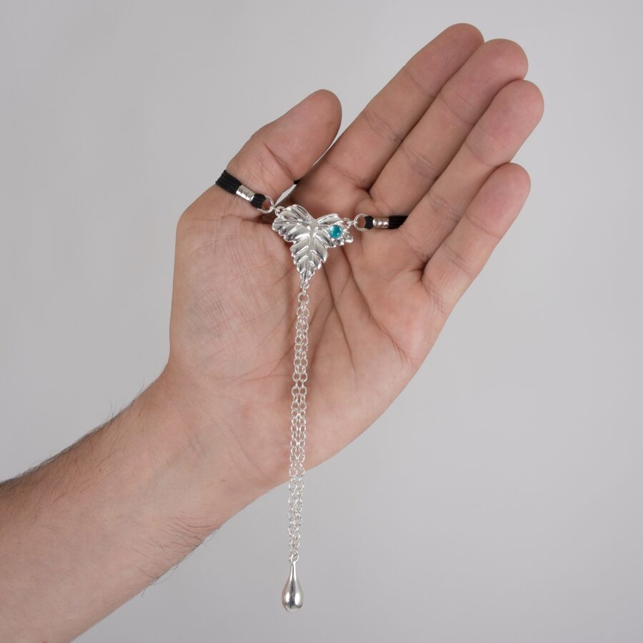 Sylvie Monthulé - Penis Jewelry Silver Leaf