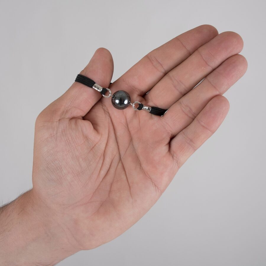 Sylvie Monthulé - Penis Jewelry Hematite Ball | Silver