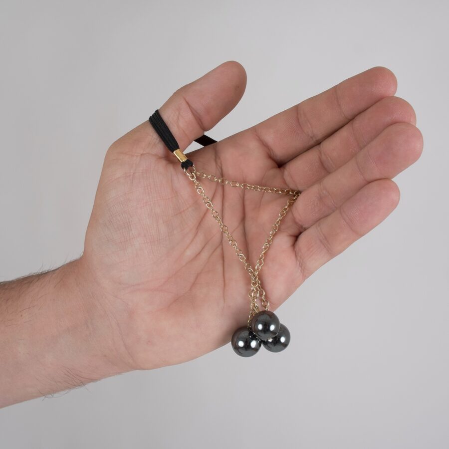 Sylvie Monthulé - Testicle Jewelry Hematite Cluster | Gold