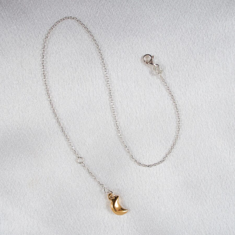 Sylvie Monthulé - Ankle Jewelry Gold Moon | Silver