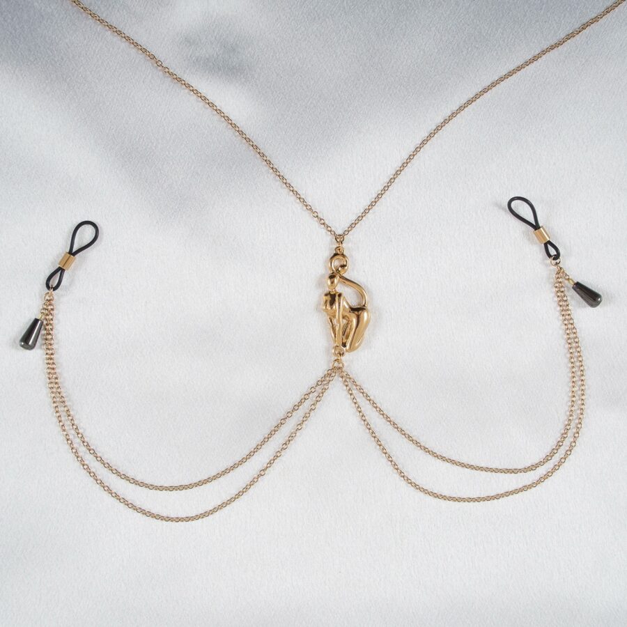 Sylvie Monthulé - Chest Jewelry Catwoman | Gold