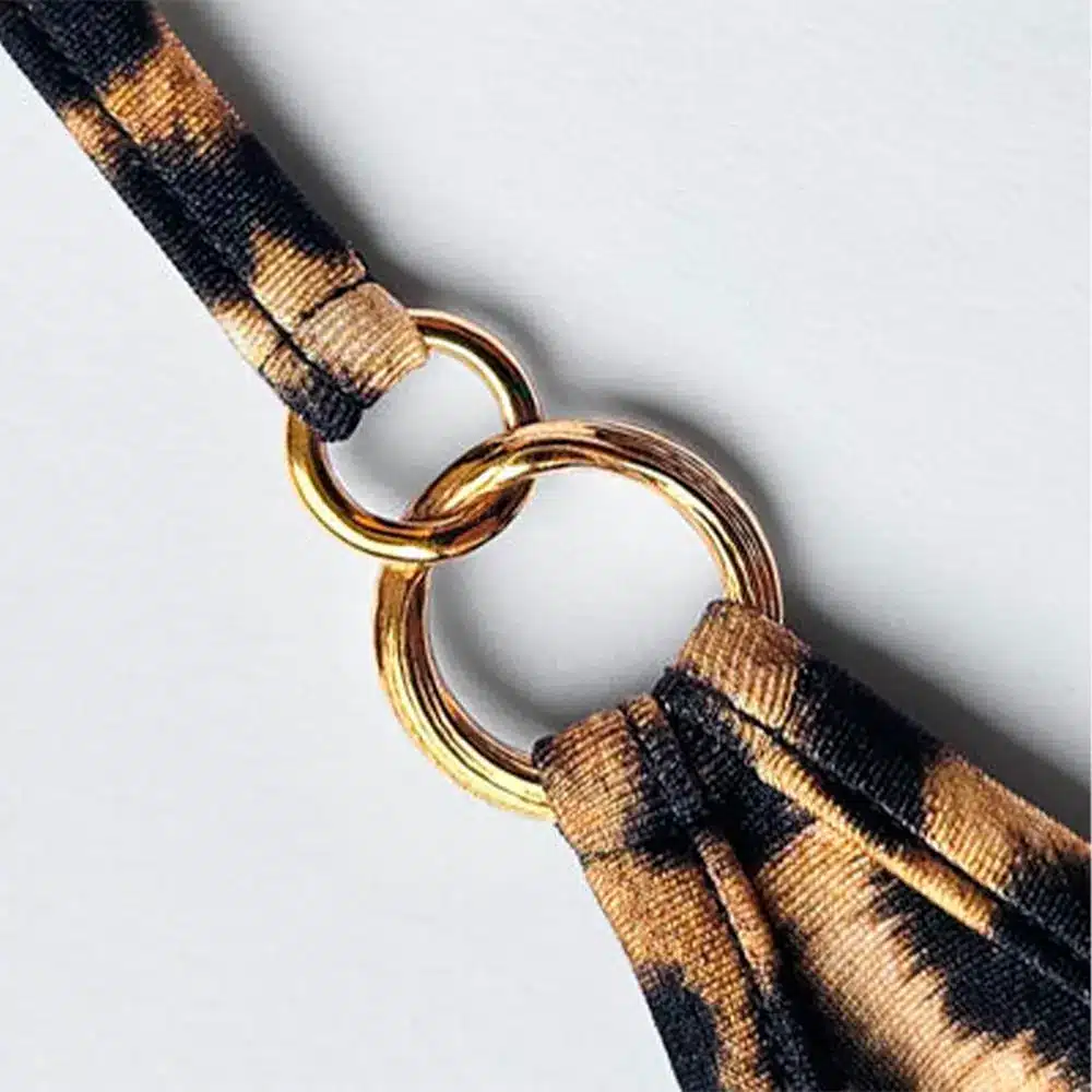 Lucky Cheeks | Bikini Leopard Beauty - Micro Triangle Top - Image 3