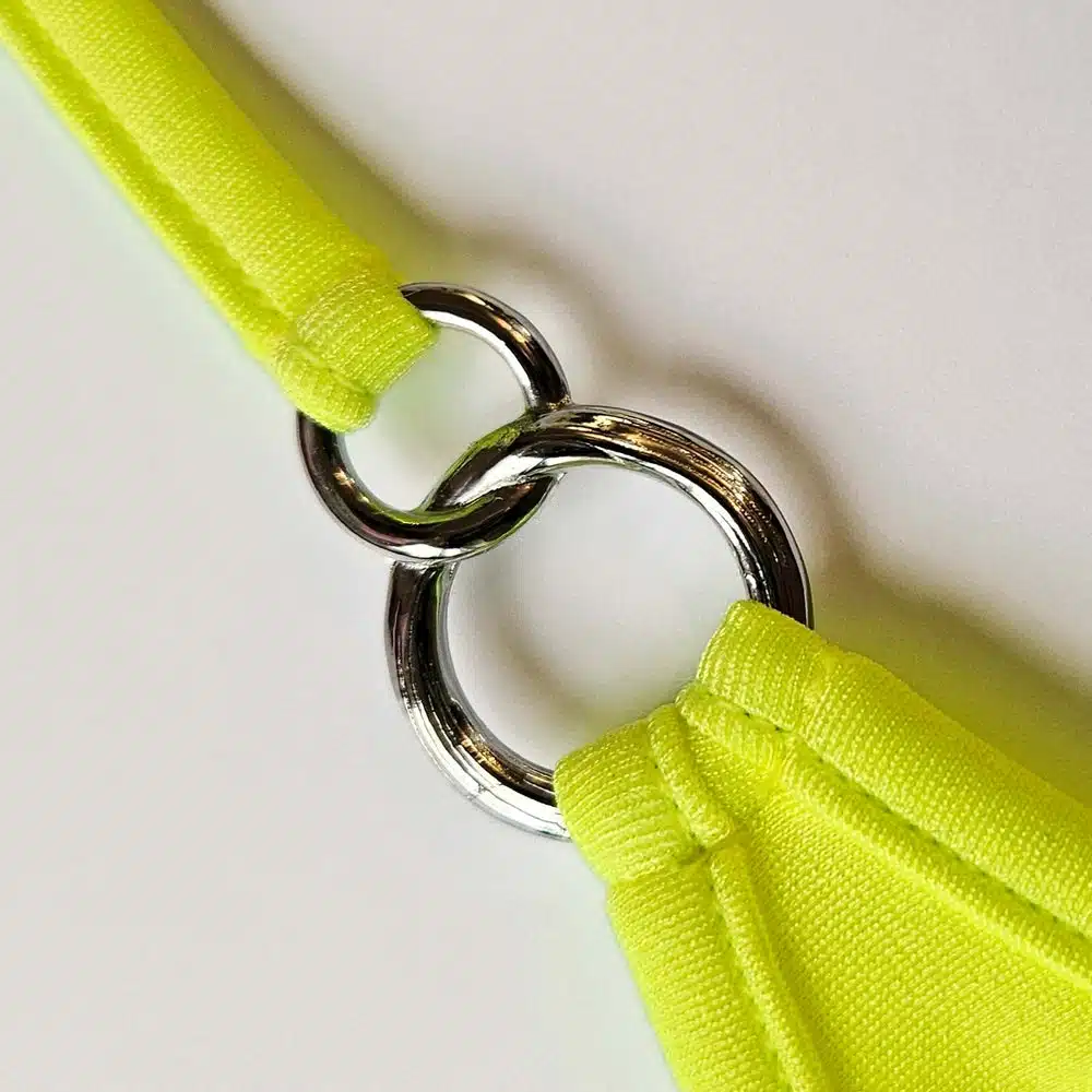 Lucky Cheeks | Bikini Neon Yellow Beauty - Micro V-string - Image 3