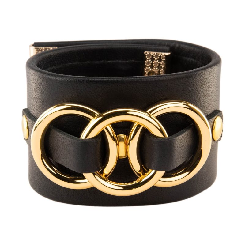 Asche Gold Beatrice Ii Single Handcuff Black