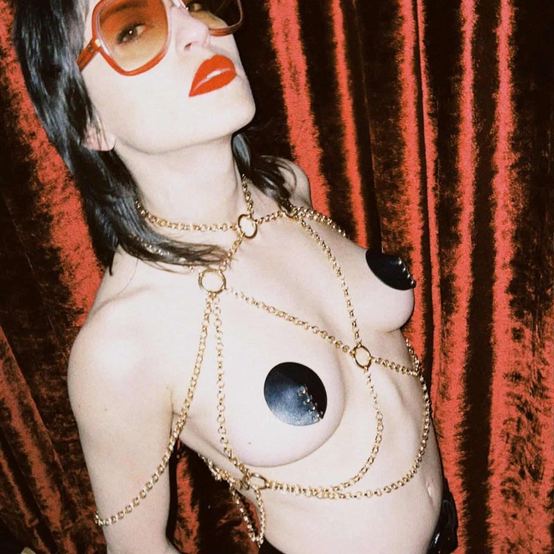 Elif Domanic Alya Chain Harness 4